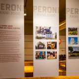 ...e soprattutto una grande sala dove � stato allestito il museo del marchio